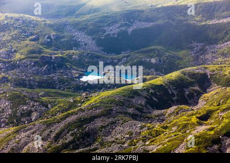 Dusheti, Georgia. Fai un'escursione sul passo Chaukhi Foto Stock