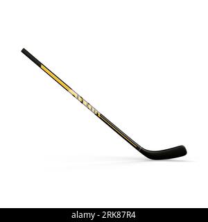 A hockey stick with a white background, isolated and ready for use in creative projects Stock Photo