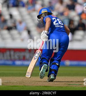 Birmingham August  24 : Danielle Gibson of Birmingham  Phoenix in action     during  The Hundred women match  between Birmingham Phoenix and London Spirit at Edgbaston on August 24   2023  Birmingham England . Credit: PATRICK ANTHONISZ/Alamy Live News Stock Photo