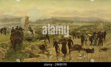 La battaglia di Plevna del 27 agosto 1877 1883 fu combattuta da Nikolai Dmitriev-Orenburgsky Foto Stock