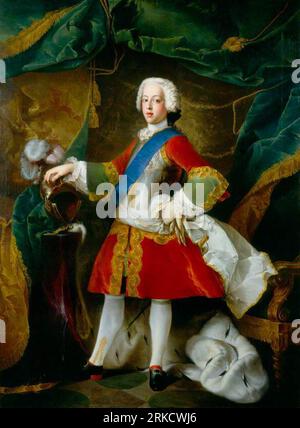 Principe Carlo Edoardo Stuart 1738 di Louis Gabriel Blanchet Foto Stock