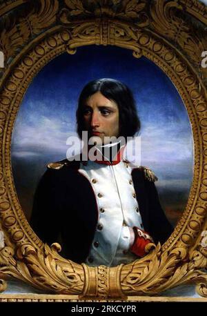 Napoleone Bonaparte 1835 di Henri Félix Emmanuel Philippoteaux Foto Stock