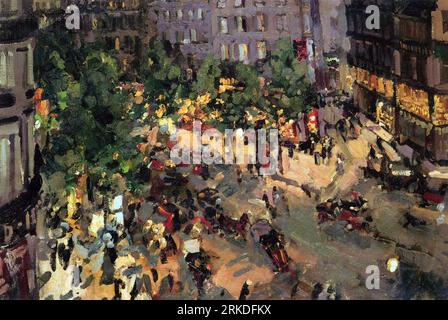 Boulevard des Capucines 1911 di Konstantin Alexeyevich Korovin Foto Stock