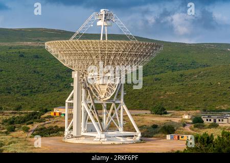 SRT - Sardinia radio Telescope Foto Stock