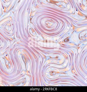 Sfondo 3D Render con tessuto di colore astratto fluttuante di colore rosa Foto Stock
