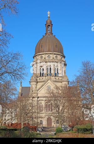 Evangelische Christuskirche - 1903 protestante Evangelische Christuskirchengemeinde Mainz, Kaiserstraße 56, 55116 Mainz, Germania Foto Stock