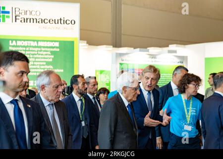 Rimini, Italia. 25 agosto 2023. 44° Edizione del Meeting di Comunione e Liberazione di Rimini dal titolo '25 agosto 2023 Editoriale solo utilizzo credito: Agenzia fotografica indipendente/Alamy Live News Foto Stock