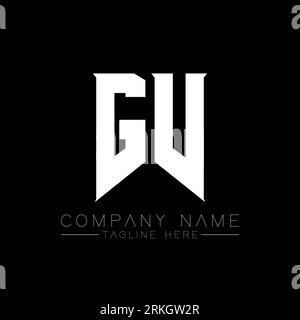 Logo Gv Letter. Lettere iniziali icona del logo di GV gaming per le aziende tecnologiche. Lettera tecnica modello logo minimale GV. Design lettera GV V Illustrazione Vettoriale