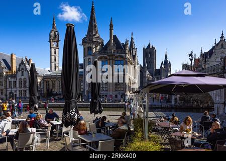 Gent, Belgio Foto Stock