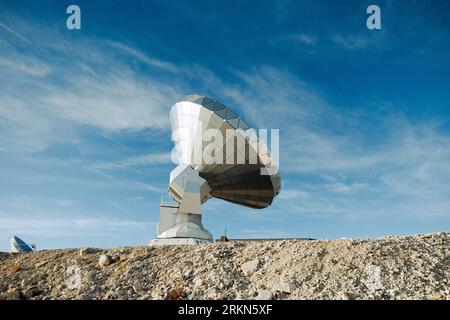 Observatoire NOEMA, plateau de Bure, Devoluy, Francia Foto Stock