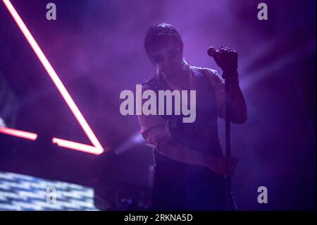 Londra, Regno Unito. 25 agosto 2023. The Strokes è il titolo di All Points Festival nella zona est di Londra. Cristina Massei/Alamy Live News Foto Stock