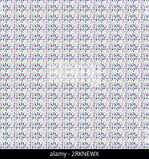 Sfondo multicolore, texture vettoriale colorata con punti. Illustrazione astratta con gocce. Modello per pagina Web, banner, poster, cartolina. Effetto spruzzo Illustrazione Vettoriale