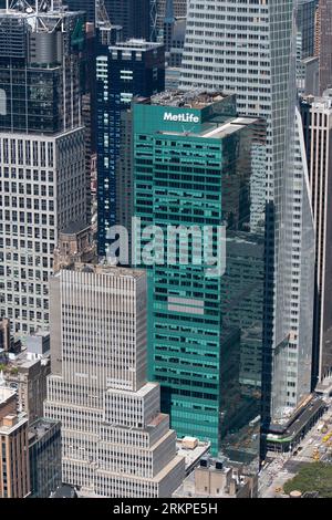 Il Met Life Building Midtown Manhattan NYC 2009 Foto Stock