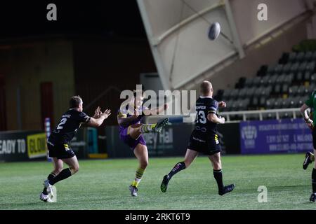 Newcastle, Regno Unito. 25 agosto 2023. Denive Balmforth di Newcastle Thunder calza durante la partita del BETFRED Championship tra Newcastle Thunder e York City Knights a Kingston Park, Newcastle, venerdì 25 agosto 2023. (Foto: Chris Lishman | mi News) crediti: MI News & Sport /Alamy Live News Foto Stock