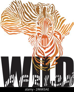 Animali selvatici dell Africa Illustrazione Vettoriale