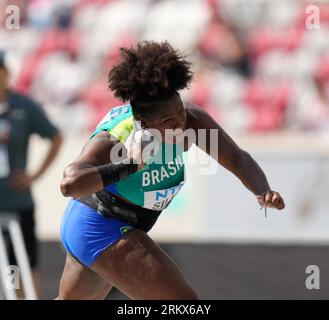 Budapest, HUN, 26 agosto 2023 Ana Silva (POR) in azione durante il turno di qualificazione dei Campionati del mondo di atletica leggera 2023 National Athletics Centre Budapest presso il National Athletics Centre Budapest Ungheria il 26 2023 agosto Alamy Live News Foto Stock