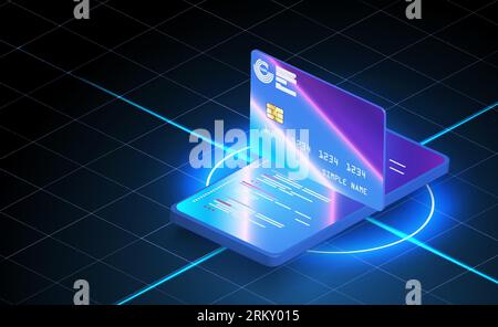 Cyber Security Concept.sicurezza informatica, antivirus, crittografia, protezione dei dati. Sviluppo software. Tecnologia Internet di sicurezza Illustrazione Vettoriale