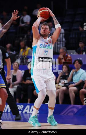 Okinawa Arena, Okinawa, Giappone. 26 agosto 2023. Luka Doncic (SLO), 26 AGOSTO 2023 - pallacanestro : Coppa del mondo di pallacanestro FIBA 2023 1° turno gruppo F partita tra Slovenia - Venezuela all'Okinawa Arena, Okinawa, Giappone. Crediti: YUTAKA/AFLO SPORT/Alamy Live News Foto Stock