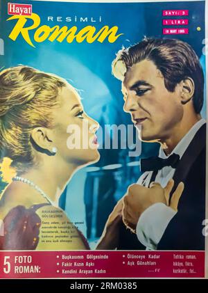 Mart 1965 ha illustrato il numero romano della rivista Hayat Foto Stock