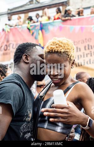 Notting Hill Carnival 2022, il Two Days Annual Caribbean Festival che si svolge a West London. Foto Stock