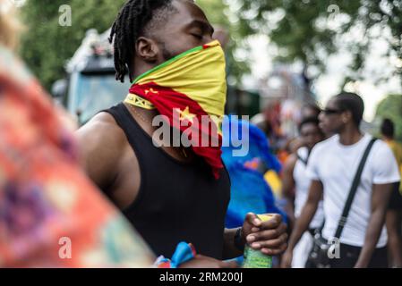Notting Hill Carnival 2022, il Two Days Annual Caribbean Festival che si svolge a West London. Foto Stock