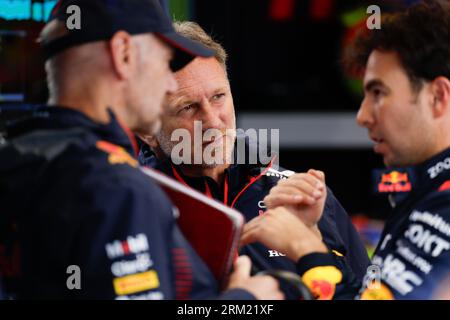 HORNER Christian (gbr), Team Principal della Red Bull Racing, ritratto durante il Gran Premio d'Olanda di Formula 1 2023 Heineken, tredicesima prova del Campionato del mondo di Formula 1 2023 dal 25 al 28 agosto 2023 sul circuito di Zandvoort, a Zandvoort, Paesi Bassi Foto Stock