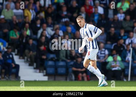 West Bromwich, UK. 26th Aug, 2023. West Bromwich Albion's Conor Townsend taken during the EFL Sky Bet Championship match between West Bromwich Albion and Middlesbrough at The Hawthorns, West Bromwich, England on 26 August 2023. Photo by Stuart Leggett. Editorial use only, license required for commercial use. No use in betting, games or a single club/league/player publications. Credit: UK Sports Pics Ltd/Alamy Live News Stock Photo