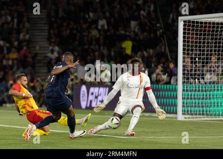 Parigi, San Paolo, Brasile, Francia. 26 agosto 2023. SAN PAOLO, BRASILE - AGOSTO 26: Partita tra PSG e Lens come parte della stagione regolare della Ligue 1 allo stadio Parc des Princes il 26 agosto 2023 a Parigi, Francia. (Immagine di credito: © Jose Prestes/PX Imagens tramite ZUMA Press Wire) SOLO PER USO EDITORIALE! Non per USO commerciale! Foto Stock