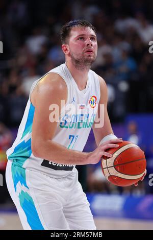 Okinawa Arena, Okinawa, Giappone. 26 agosto 2023. Luka Doncic (SLO), 26 AGOSTO 2023 - pallacanestro : Coppa del mondo di pallacanestro FIBA 2023 1° turno gruppo F partita tra Slovenia - Venezuela all'Okinawa Arena, Okinawa, Giappone. Crediti: YUTAKA/AFLO SPORT/Alamy Live News Foto Stock