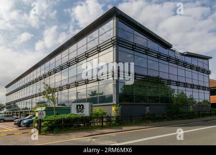 Uffici presso MSC House, Mediterranean Shipping Company, Ransomes Industrial estate, Ipswich, Suffolk, Inghilterra, Regno Unito Foto Stock