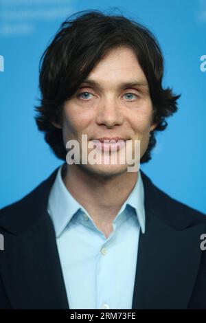 (140212) -- BERLINO, 12 febbraio 2014 (Xinhua) -- l'attore Cillian Murphy posa per le fotografie al Photo Call per il film Aloft al 64° Berlinale International Film Festival di Berlino, Germania, il 12 febbraio 2014. (Xinhua/Zhang fan)(hy) GERMANIA-BERLIN-FILM FESTIVAL-ALOFT PUBLICATIONxNOTxINxCHN Berlino 12 febbraio 2014 XINHUA l'attore Cillian Murphy posa per le fotografie AL Photo Call for the Film AL 64° Berlinale International Film Festival di Berlino Germania IL 12 febbraio 2014 XINHUA Zhang Supporter Hy Germany Berlin Film Festival PUBLICATIONxNOTxINxCHN Foto Stock