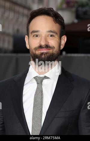 Londra, Regno Unito. 12 settembre 2018. Charlie Cox partecipa alla prima mondiale di "King of Thieves" al Vue West End di Londra. (Foto di Fred Duval/SOPA Images/Sipa USA) credito: SIPA USA/Alamy Live News Foto Stock