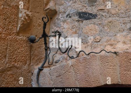 Demone nel monastero di Poblet in Spagna Foto Stock