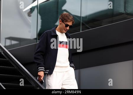 Zandvoort, Paesi Bassi. 27 agosto 2023. George Russell (GBR) Mercedes AMG F1. 27.08.2023. Formula 1 World Championship, Rd 14, Dutch Grand Prix, Zandvoort, Paesi Bassi, giorno della corsa. Il credito fotografico dovrebbe essere: XPB/Press Association Images. Credito: XPB Images Ltd/Alamy Live News Foto Stock