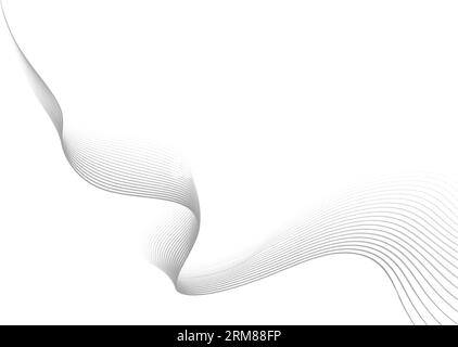 Sfondo diagonale barrato deformato astratto. Inclinazioni torsionali vettoriali curve, pattern di linee ondulate. Nuovo stile per il design e il testo della tua azienda Illustrazione Vettoriale