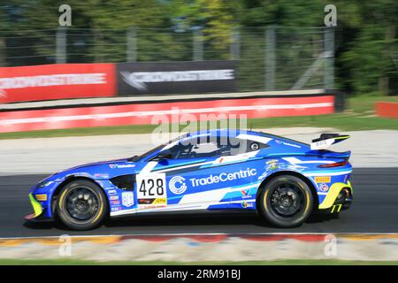 FANATEC GT WORLD CHALLENGE AMERICA 2023 al Road America Sports Car Course di Elkhart Lake, Wisconsin, USA Foto Stock