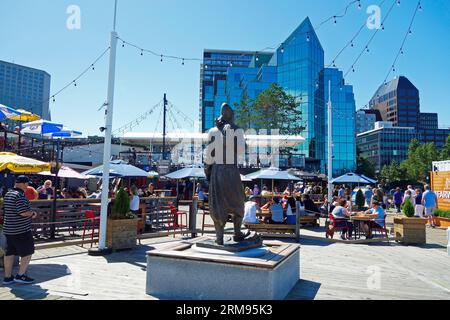 Aggiornamento 2023; lungomare di Halifax; halifax; nuova Scozia; Canada Foto Stock