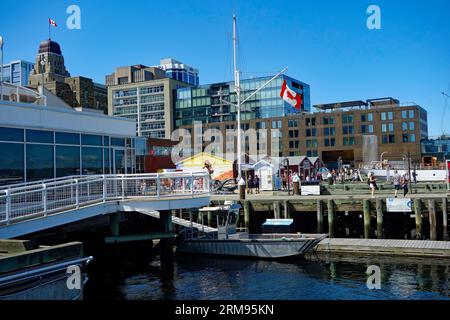 Aggiornamento 2023; lungomare di Halifax; halifax; nuova Scozia; Canada Foto Stock