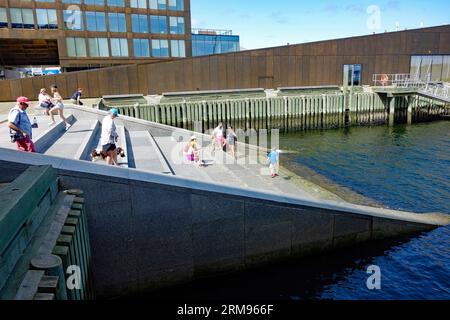 Aggiornamento 2023; lungomare di Halifax; halifax; nuova Scozia; Canada Foto Stock