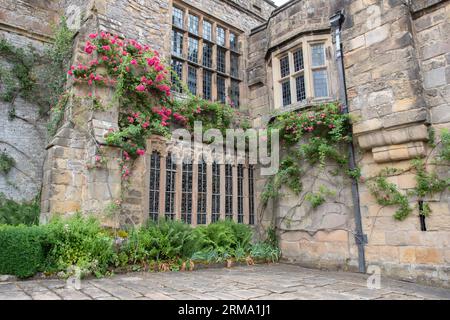 Il giardino Haddon Hall Foto Stock