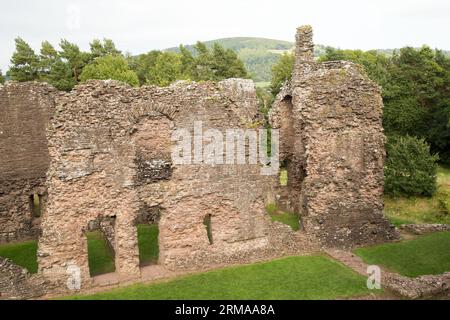 Grosmont ha rovinato Castle Monmouthshire Wales Foto Stock