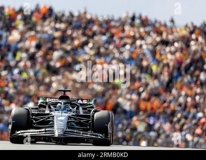 ZANDVOORT - George Russell (Mercedes) durante il Gran Premio di F1 dei Paesi Bassi sul circuito Zandvoort il 27 agosto 2023 a Zandvoort, Paesi Bassi. ANP KOEN VAN WEEL Foto Stock