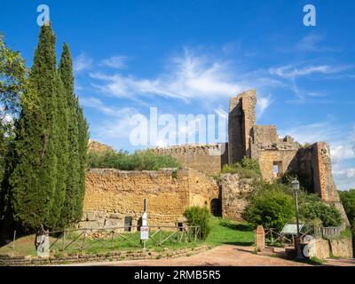 Rocca Aldobrandesca, Sovana Foto Stock