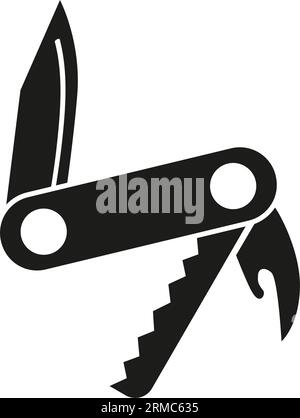 Coltello da tasca icona Illustrazione Vettoriale