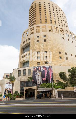 Le Royal Hotel & Resorts Amman con poster per matrimoni Royal Prince Foto Stock