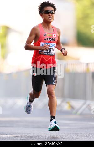 Kenya Sonota (JPN), 27 AGOSTO 2023 - atletica leggera : World Athletics Championships Budapest 2023 Men's Marathon a Budapest, Ungheria. (Foto di Naoki Morita/AFLO SPORT) Foto Stock