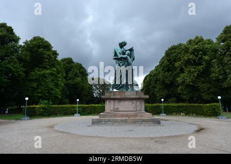 Il Monumento della riunificazione a Copenaghen, Danimarca. Foto Stock