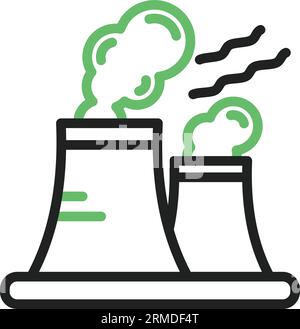 Immagine icona inquinamento atmosferico. Illustrazione Vettoriale