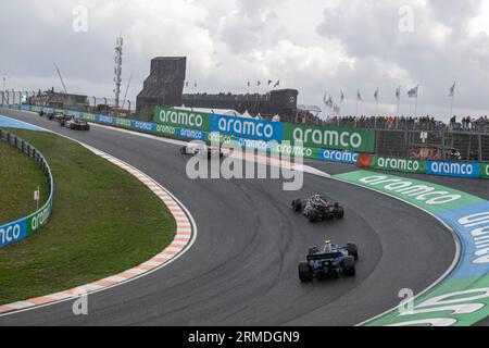 Zandvoort, Paesi Bassi, agosto 27, George Russell, dal Regno Unito gareggia per Mercedes F1. Giornata di gara, 14° round del campionato di Formula 1 2023. Crediti: Michael Potts/Alamy Live News Foto Stock