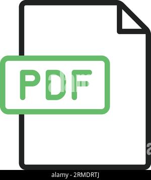 Immagine icona PDF. Illustrazione Vettoriale
